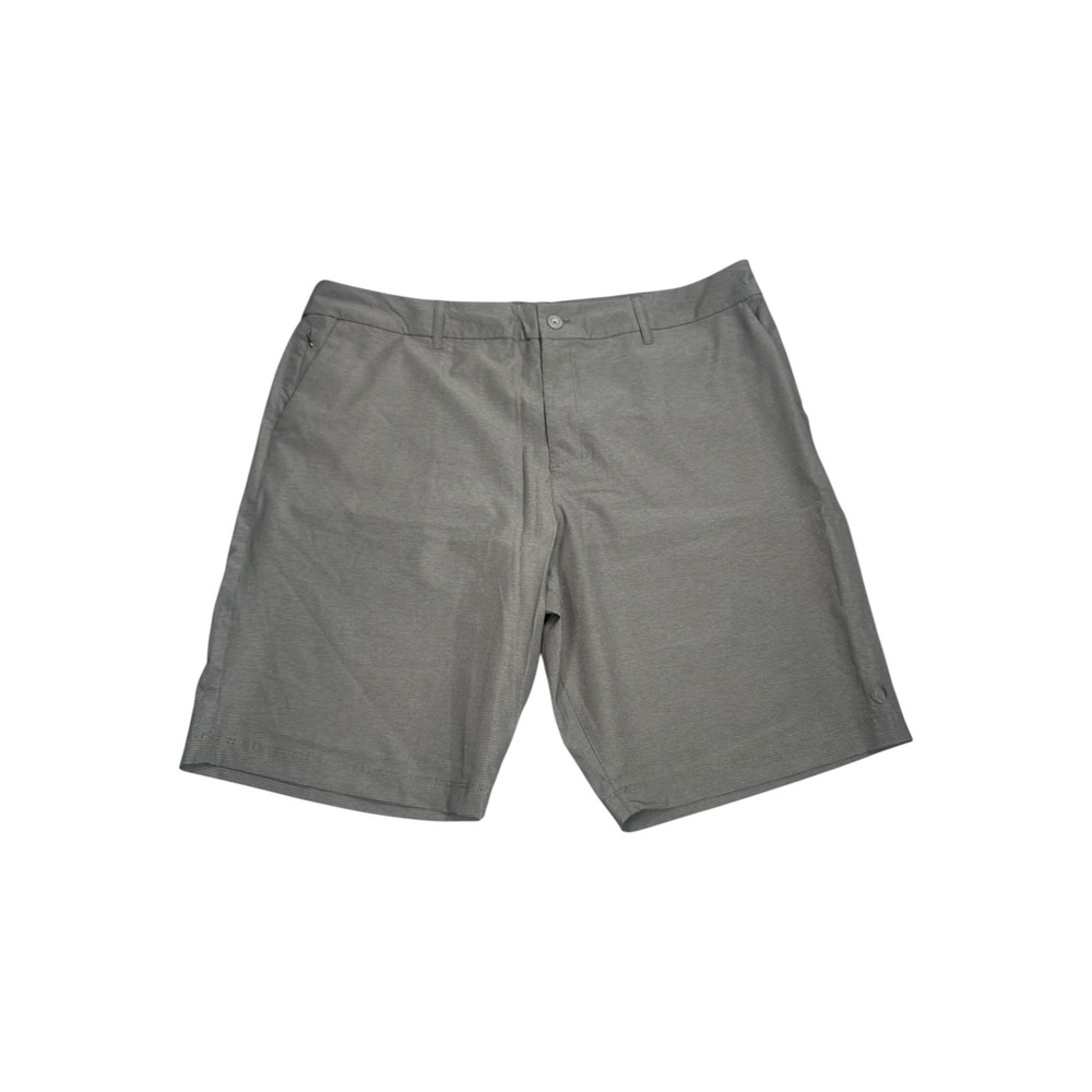 Hang Ten Mens Hybrid Shorts Gray Ripstop Stretch Golf Water Shorts Size 40